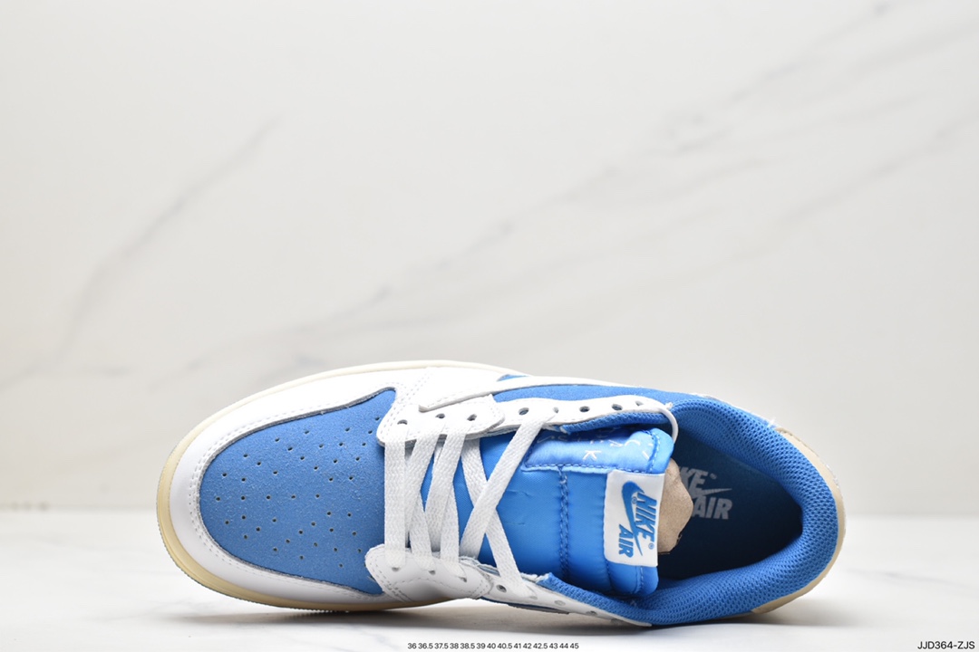 130 乔丹Air Jordan 1 Low 白蓝倒钩 CQ4277-212