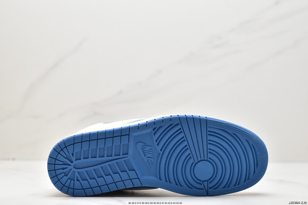 130 乔丹Air Jordan 1 Low 白蓝倒钩 CQ4277-212