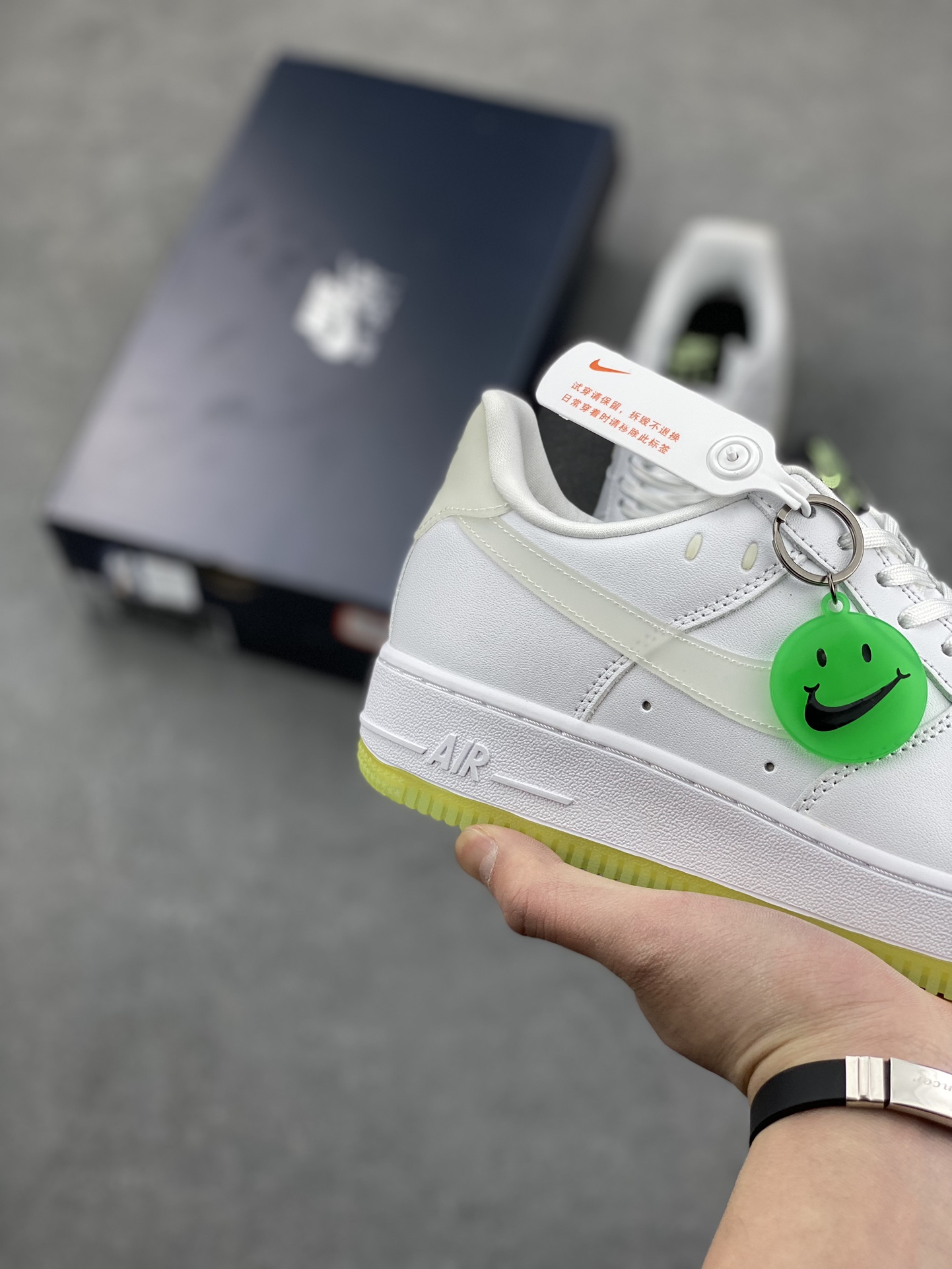 Nike Air Force 1 '07 Low White/Green Smile Casual Shoes CT3228-100 6 i1676659427 2375 4