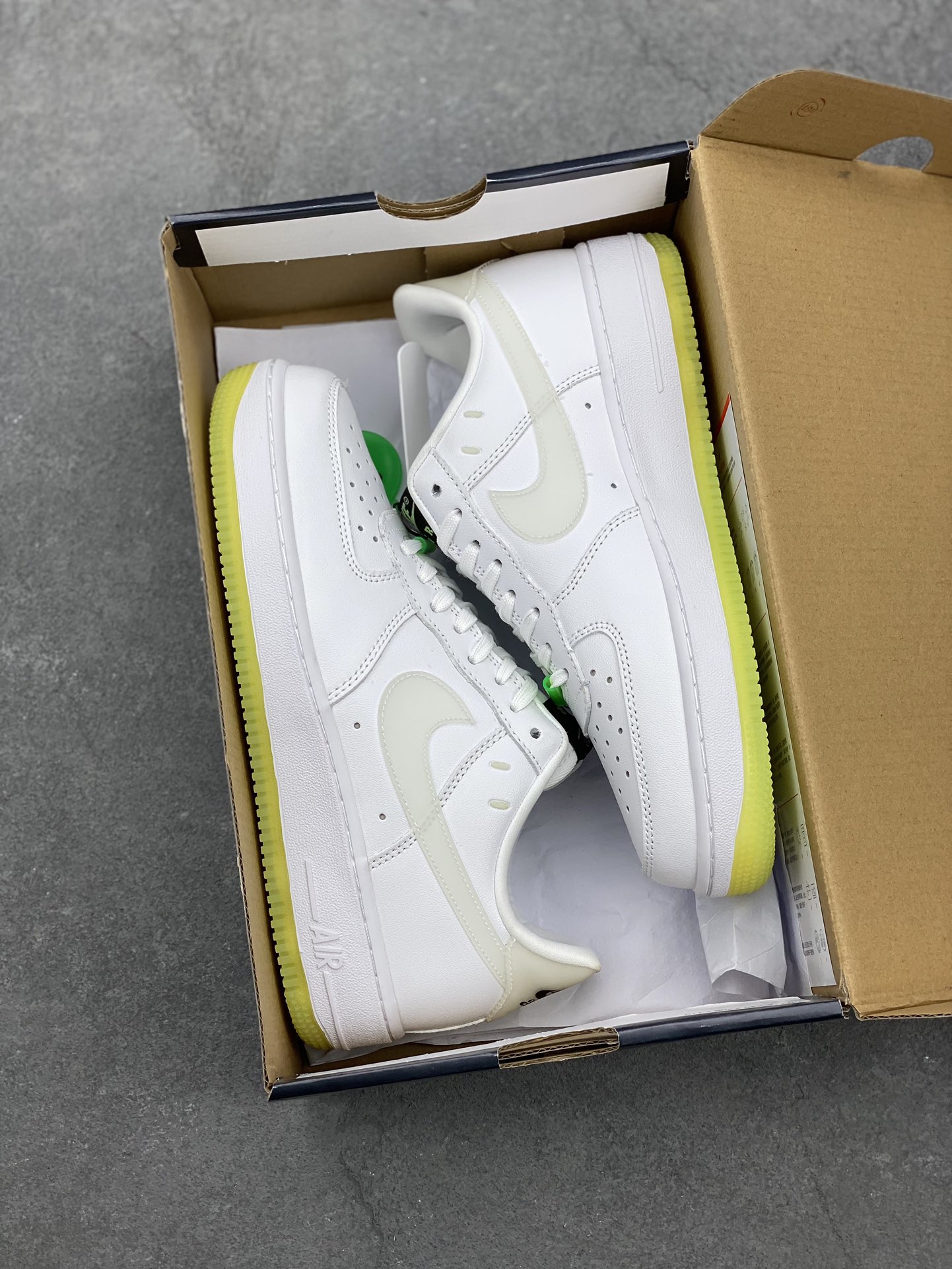 Nike Air Force 1 '07 Low White/Green Smile Casual Shoes CT3228-100 10 i1676659427 3197 8