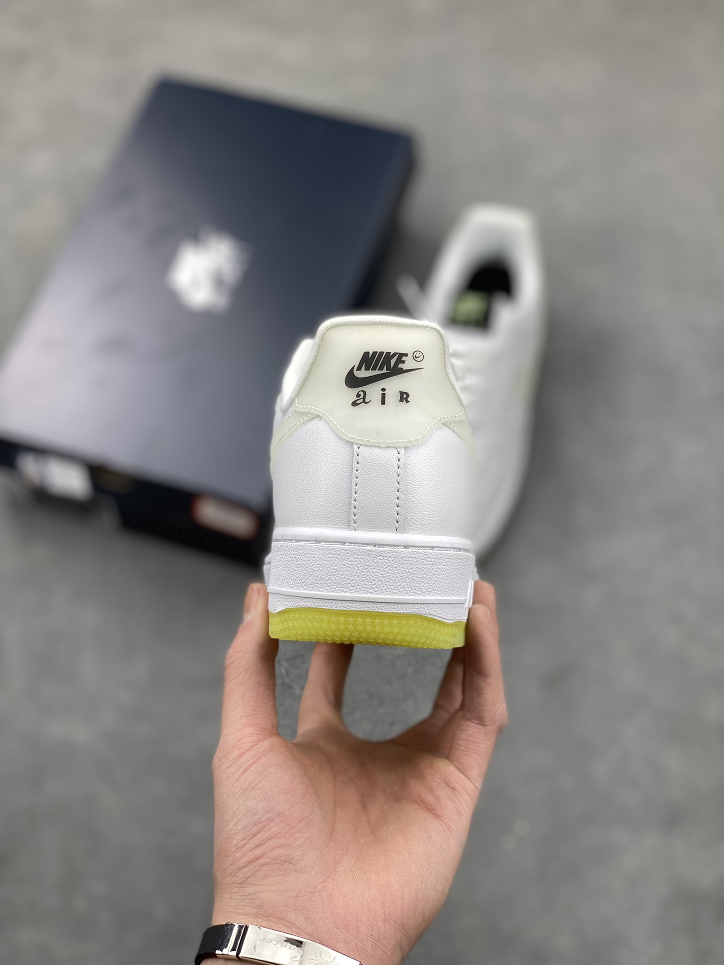 Nike Air Force 1 '07 Low White/Green Smile Casual Shoes CT3228-100 5 i1676659427 3883 3