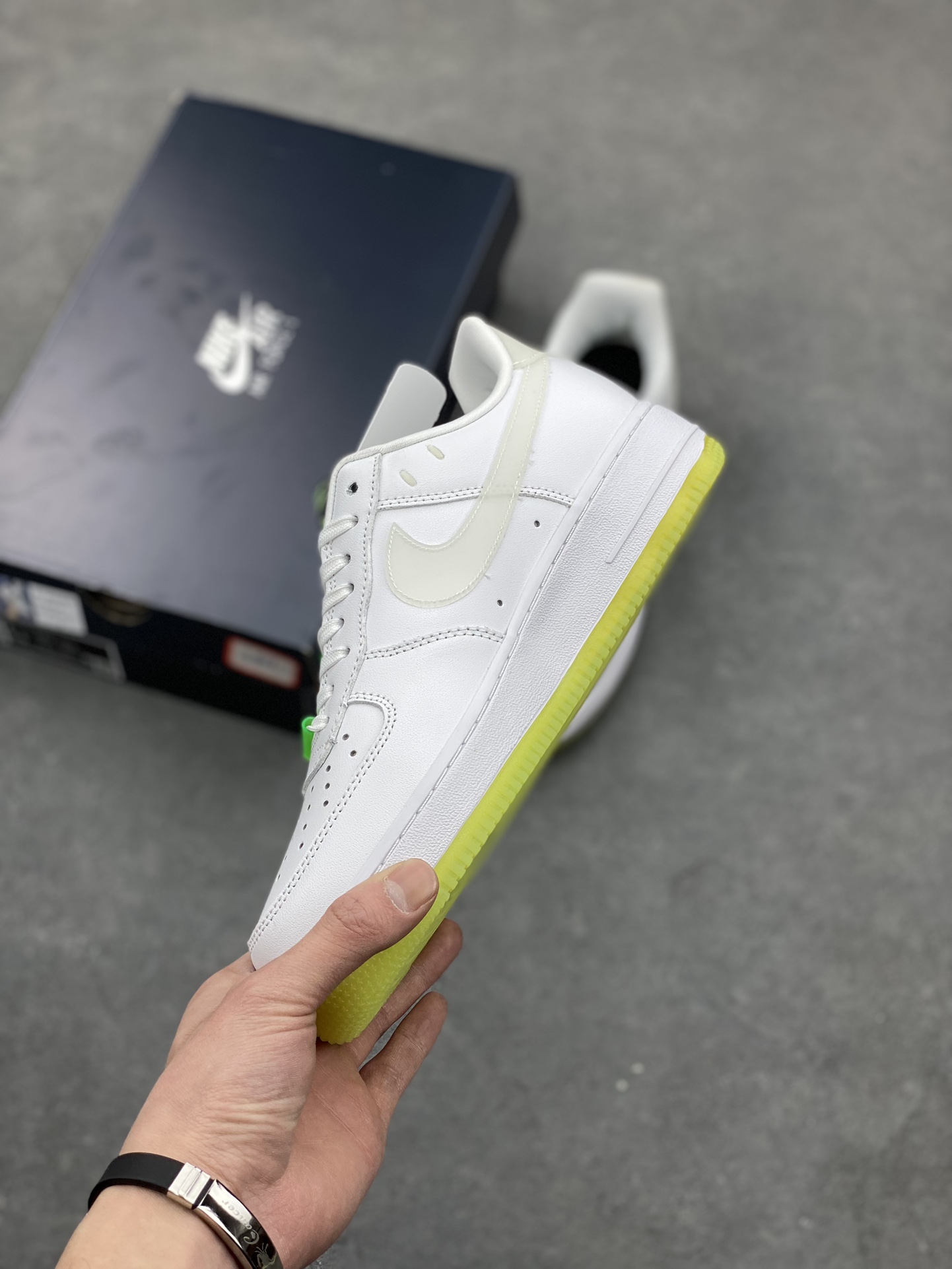 Nike Air Force 1 '07 Low White/Green Smile Casual Shoes CT3228-100 4 i1676659427 9051 2