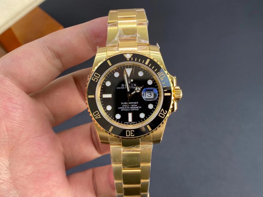 ROLEX Rolex поўнае золата Submariner 40 мм - топ-якасць