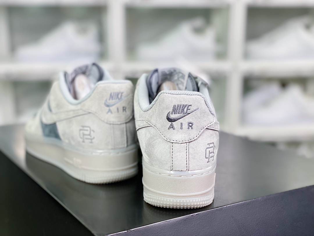 260 Reigning Champ x 【Nike】 Air Force 1 Low '07”RC”空军一代板鞋“拼接灰深灰冠军”NB5563-066