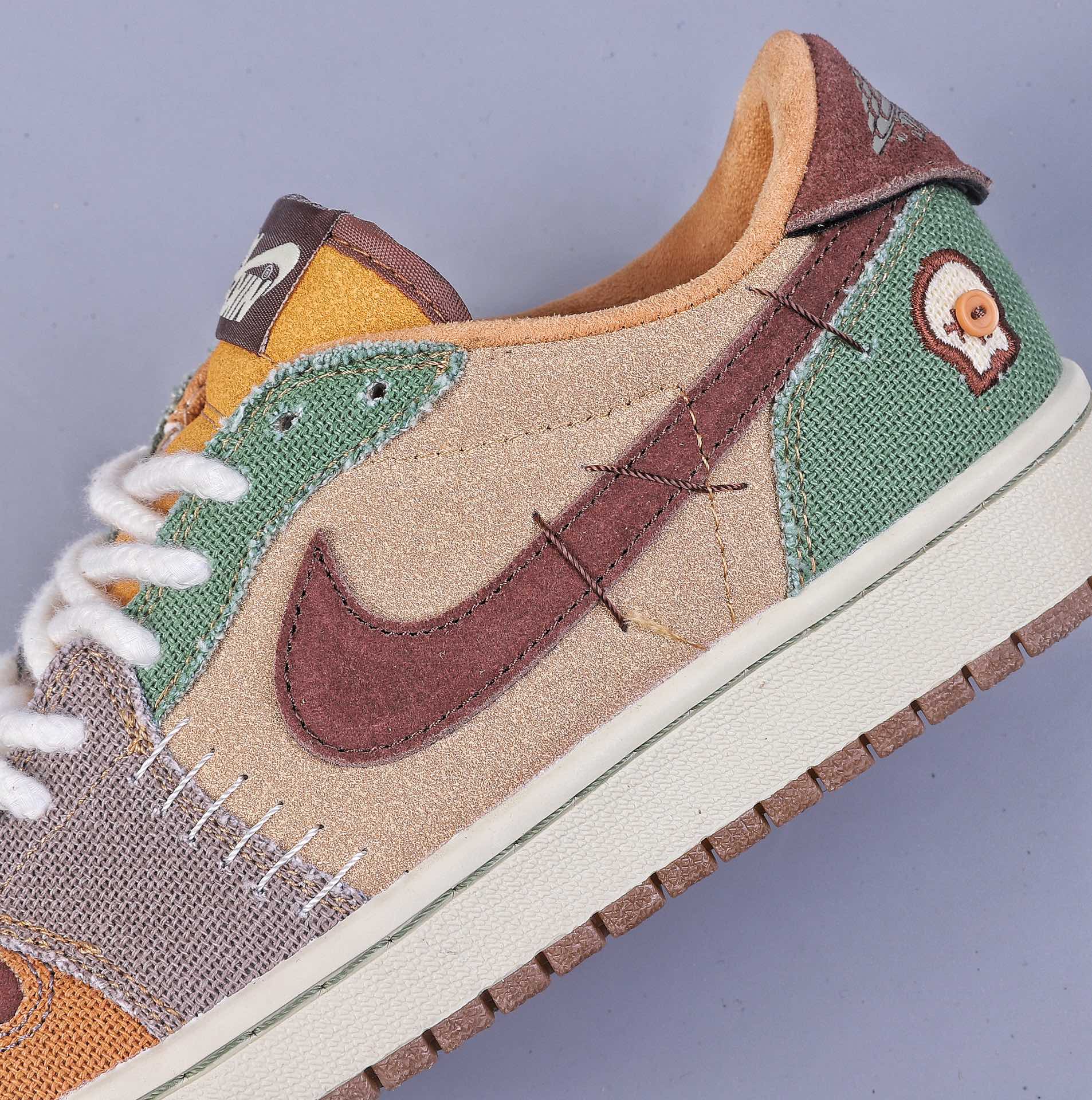 200 Zion Williamson x Air Jordan 1 Low 联名巫毒棕色官方同步新色  DZ7292-200