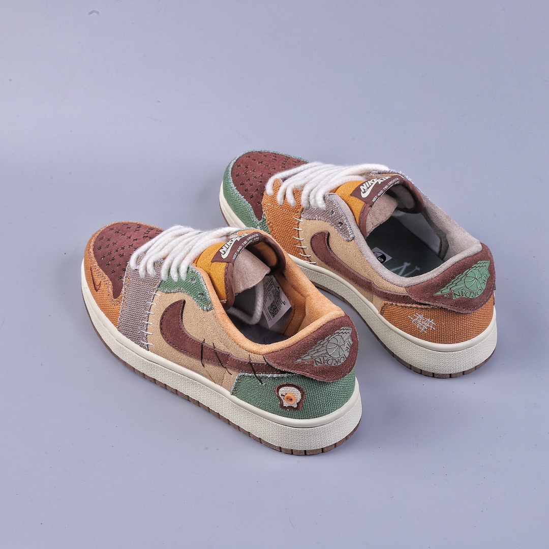 200 Zion Williamson x Air Jordan 1 Low 联名巫毒棕色官方同步新色  DZ7292-200