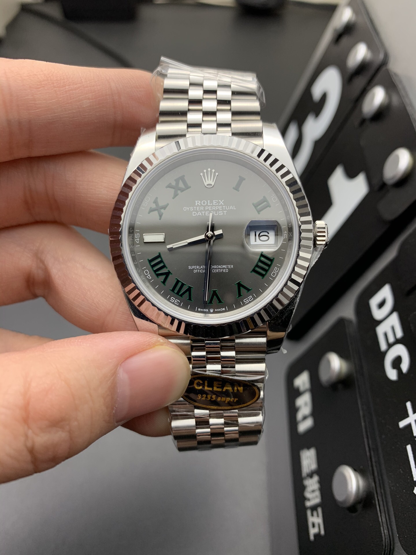 ROLEX ロレックス clean 緑ロレックス デイトジャスト 出荷実写 - 最高品質