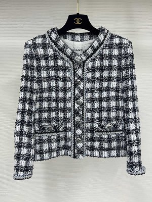 Chanel Clothing Coats & Jackets Sewing Cotton Spring/Summer Collection Casual ZP52500