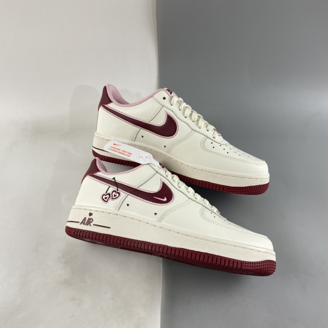 P220 Nike Air Force 1 Low ”Valentine's Day” 樱桃味 休闲板鞋 FD4616-161