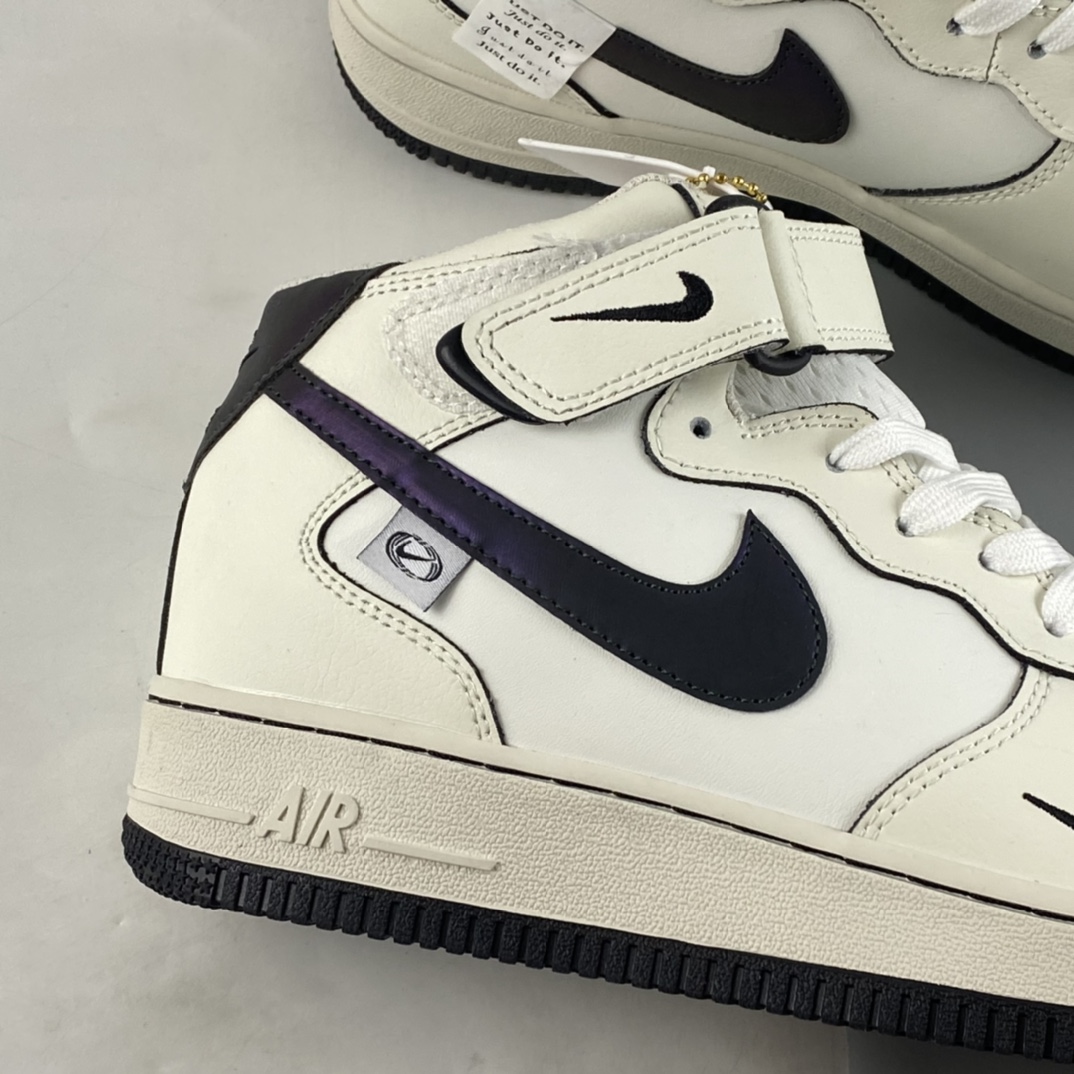 P260 Nike Air Force 1'07 Mid ”Colorful Black” 七彩黑 空军一号中帮休闲板鞋 FB1869-066