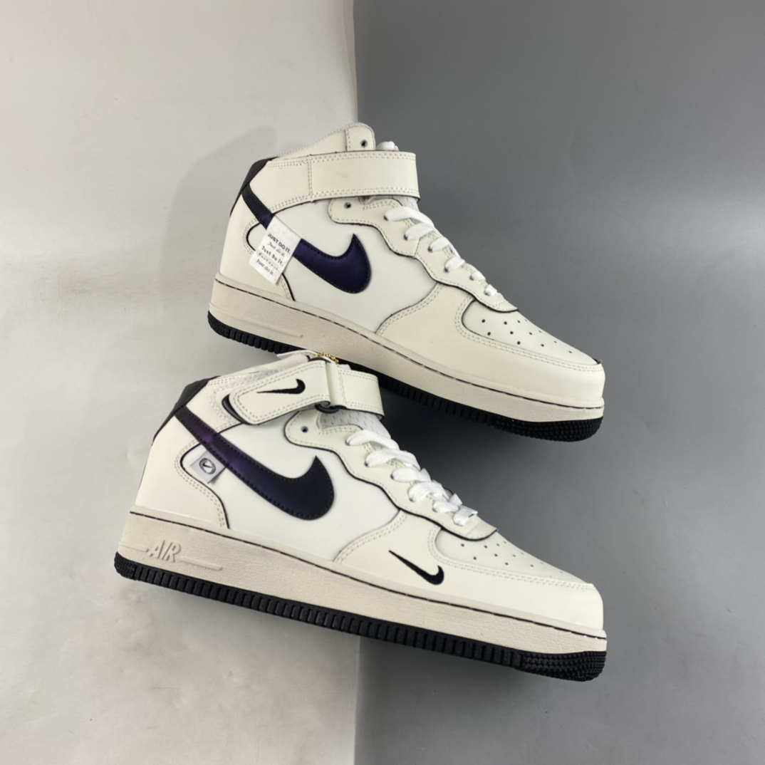 P260 Nike Air Force 1'07 Mid ”Colorful Black” 七彩黑 空军一号中帮休闲板鞋 FB1869-066