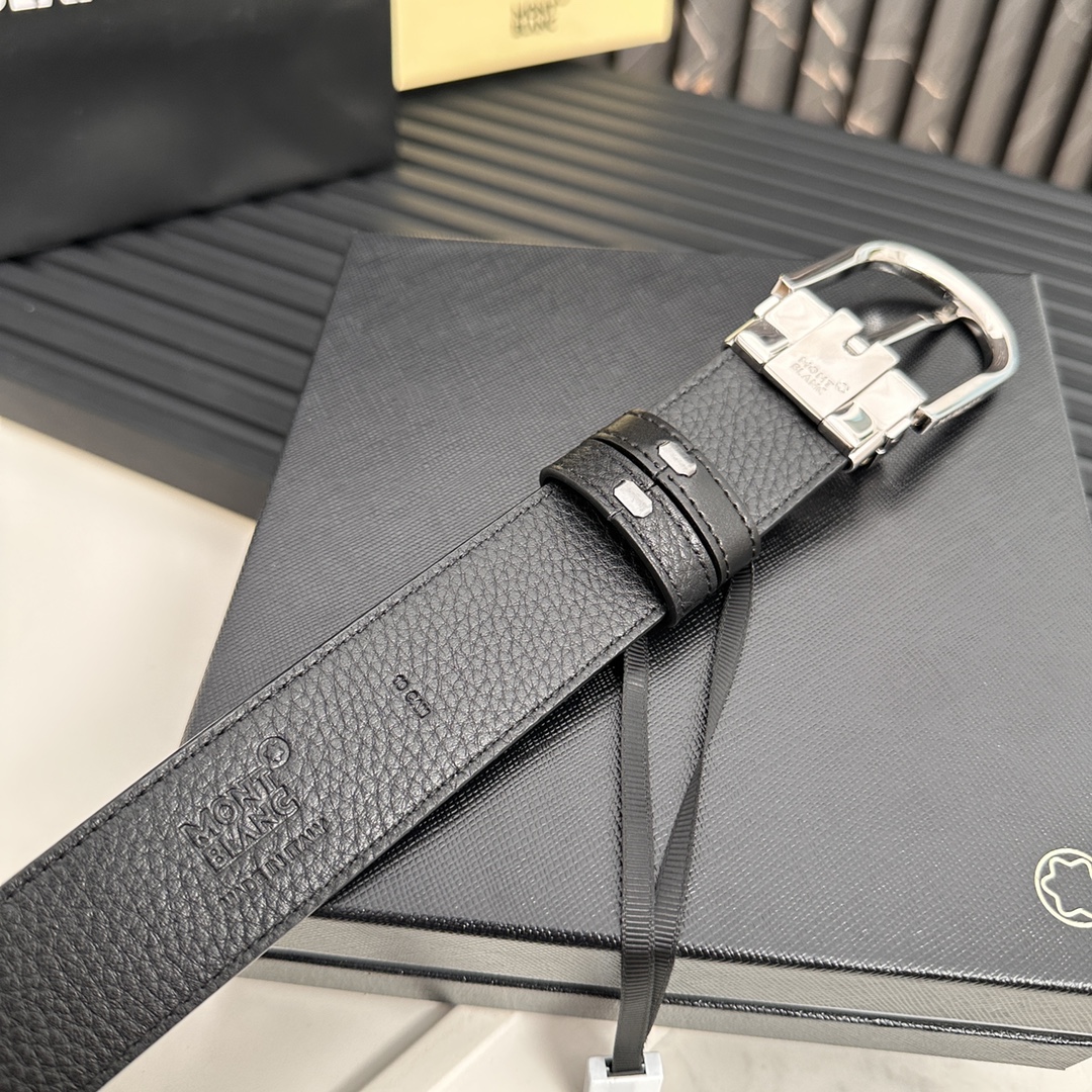 High-quality Montblanc M Series Belt Direct from Factory with Engraved Logo - 图片 6