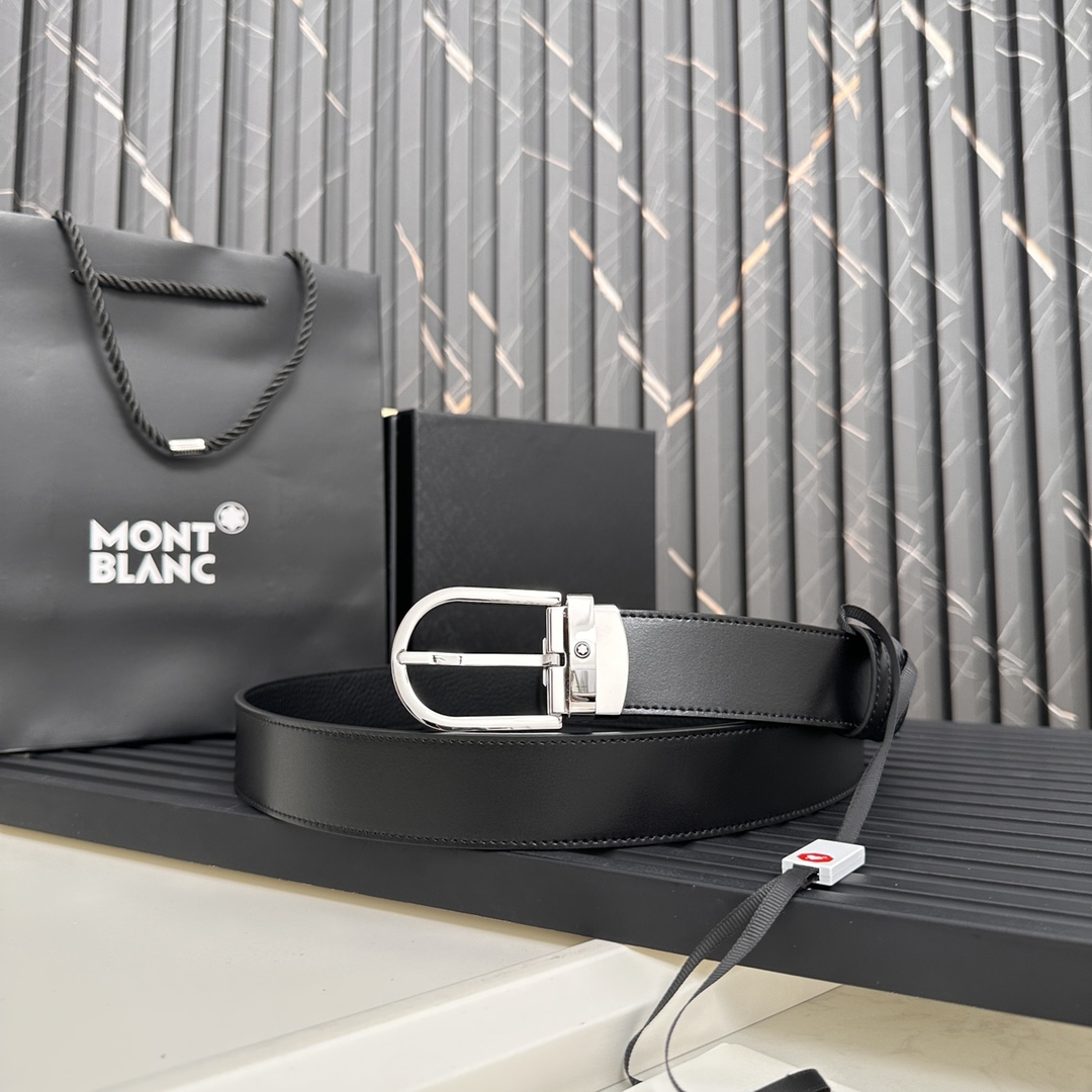High-quality Montblanc M Series Belt Direct from Factory with Engraved Logo - 图片 9