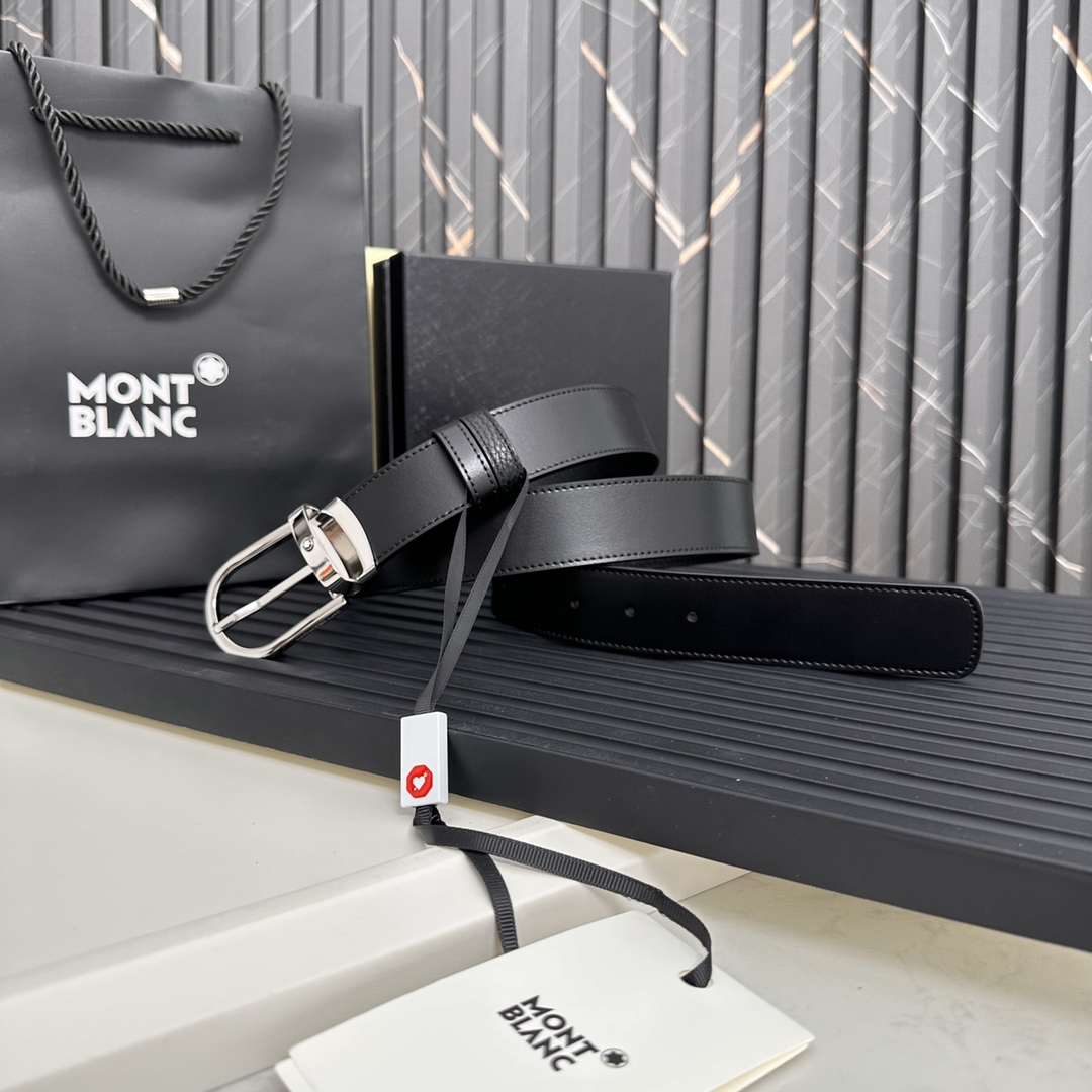 High-quality Montblanc M Series Belt Direct from Factory with Engraved Logo - 图片 2