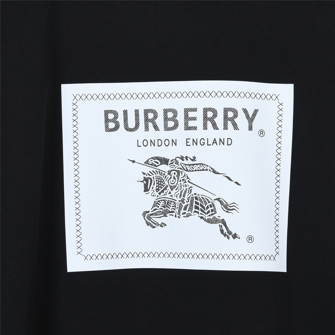 上新170 Burberry巴宝莉23ss最新款战马印花短袖