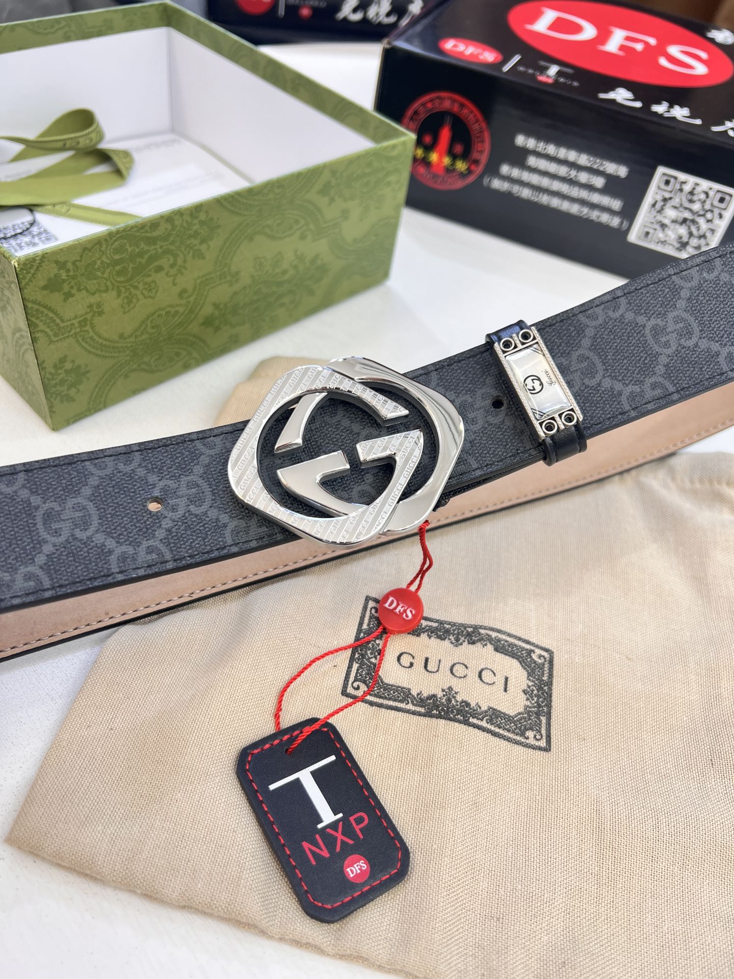 古奇Gucci男士皮带 ZP开模制作 定制头层牛皮低