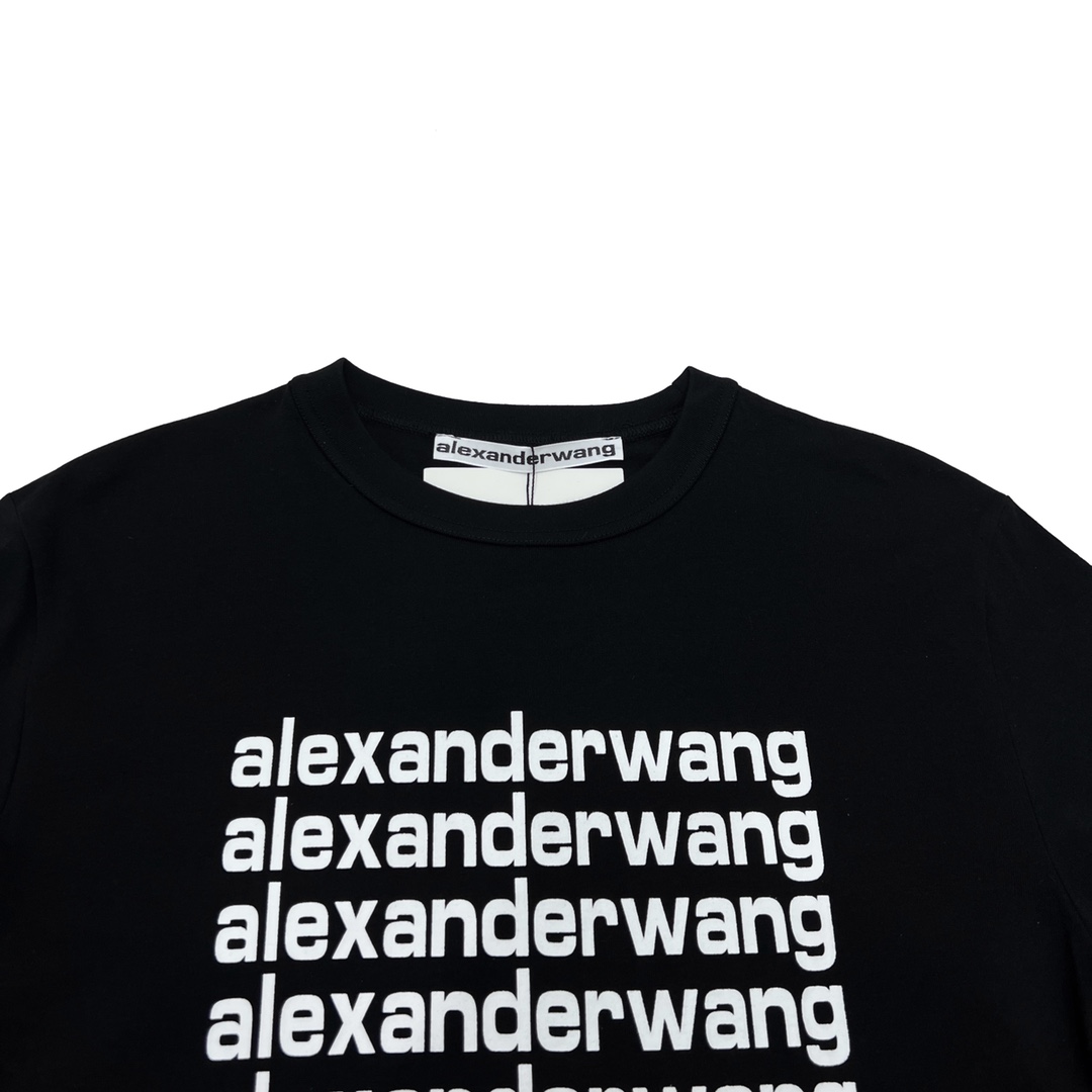 170 Alexander Wang 亚历山大王 23SS 弹幕印花短袖T恤