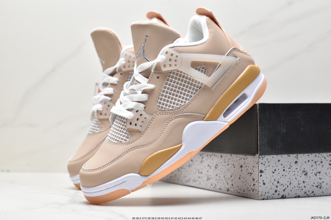 160 Air Jordan 4 Retro WMNS”Rasta”迈克尔·乔丹AJ4代中帮篮球鞋 633656-096