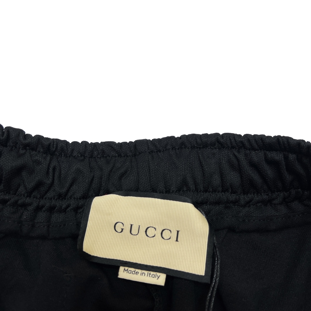 240 GUCCI/古驰 经典侧边织带长裤定织定染面料