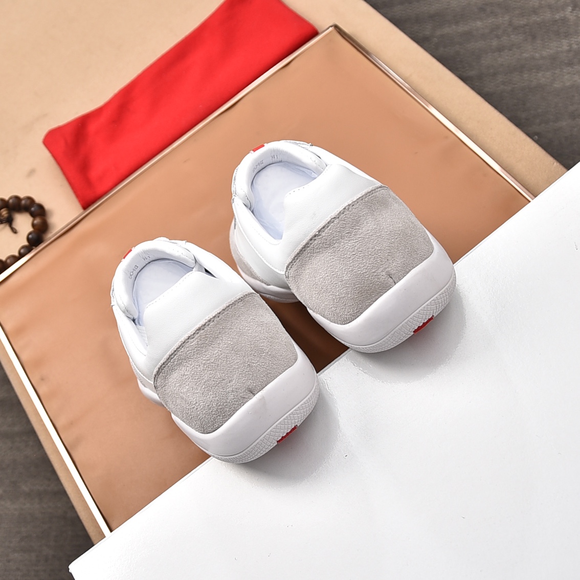 Prada 2023 Leather Sneakers - Italian Calfskin, Comfortable & Stylish 9 i1676743820 5084 7