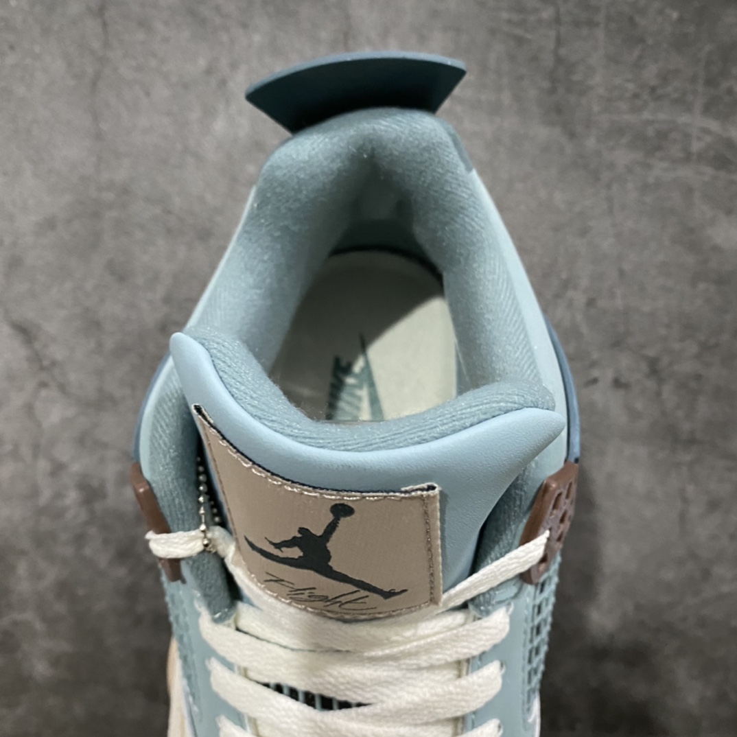 图片[8]-Air Jordan 4 Retro Custom\”Snorlax\”AJ4代中帮复古休闲运动文化篮球鞋“灰蓝卡比兽”MNJDLS-731n设计师打造 Air Jordan 4 全新「卡比兽 Snorlax」主题定制配色，超人气 Pokémon 与经典鞋型的梦幻合体。 继先前的「弗利萨 Frieza」定制 Nike Dunk Low 后，球鞋定制设计师 Andrew Chiou 再度带来新作，今回以超人气 Pokémon「卡比兽 Snorlax」为主题打造全新 Air Jordan 4。 全鞋设计上主要分为上下部分，分别是对应卡比兽的蓝、米白肤色，脚掌处的深棕色则于中底位置呈现，整体完成度之高令人惊艳，即便不是专为卡比兽而生，此配色作为市售款想来也会具有极高人气  尺码：36 36.5 37.5 38 38.5 39 40 40.5 41 42 42.5 43 44 44.5 45 45.5 46 47.5-莆田鞋批发中心