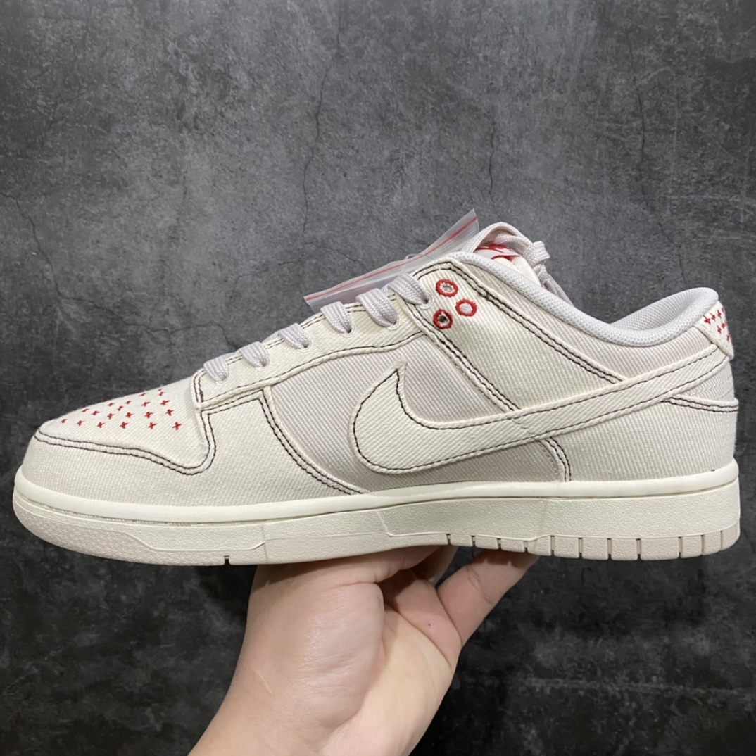 图片[2]-‼️nNike Dunk Low  米色nTop纯原生产线出品n原厂织唛标 一致匹配原版n全市场唯一正确鞋带绑法n原楦原纸板开发 匹配原版98%以上n后跟垫棉独家呈现 后跟反口里弧度正确n全新后跟电绣 电绣针数与正品一致n原厂皮料 质感无敌！ 货号：DV0834-100 Size：36-46-莆田鞋批发中心