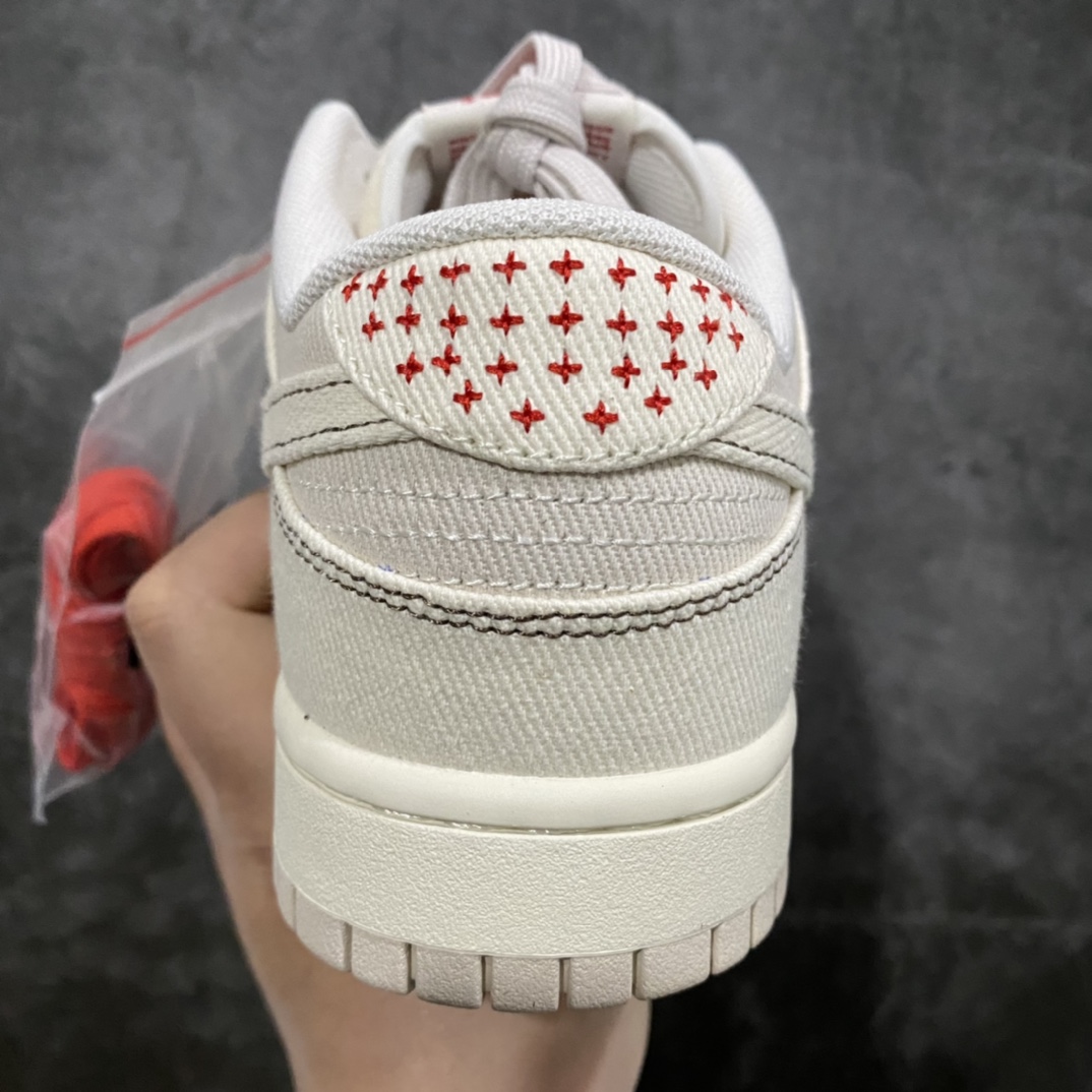 图片[4]-‼️nNike Dunk Low  米色nTop纯原生产线出品n原厂织唛标 一致匹配原版n全市场唯一正确鞋带绑法n原楦原纸板开发 匹配原版98%以上n后跟垫棉独家呈现 后跟反口里弧度正确n全新后跟电绣 电绣针数与正品一致n原厂皮料 质感无敌！ 货号：DV0834-100 Size：36-46-莆田鞋批发中心