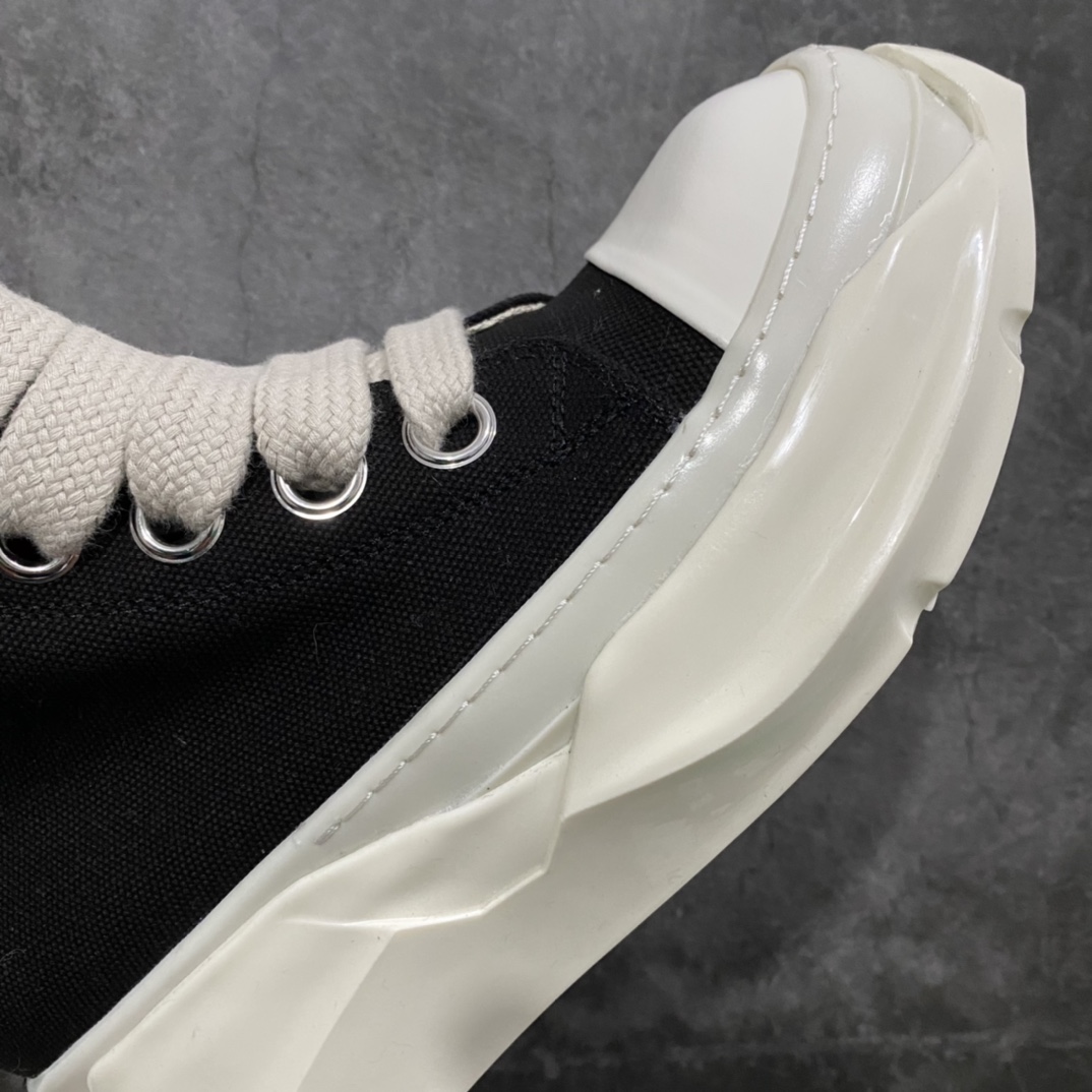 Guan-made customized version of Rick Owens RO large high-top combination bottom canvas model