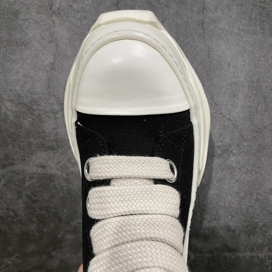 Guan-made customized version of Rick Owens RO large high-top combination bottom canvas model