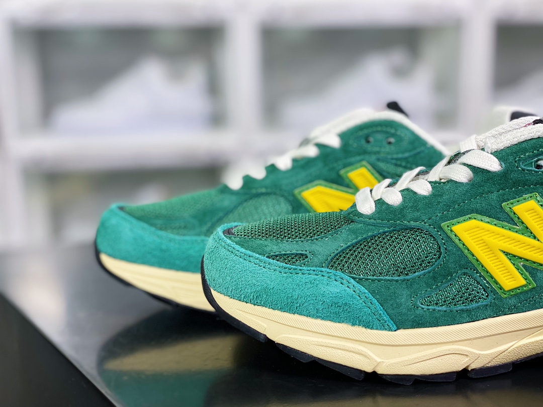 NBNew Balance Made in USA M990V3 ”Green Yellow” third generation series low-cut running shoes ”Oregon Green Yellow” M990GG3