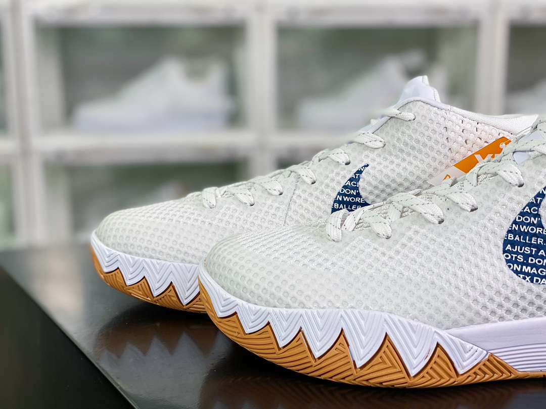 320 Kyrie 1 GS”World 1 People”欧文1代室内篮球鞋“白蓝”584170-001