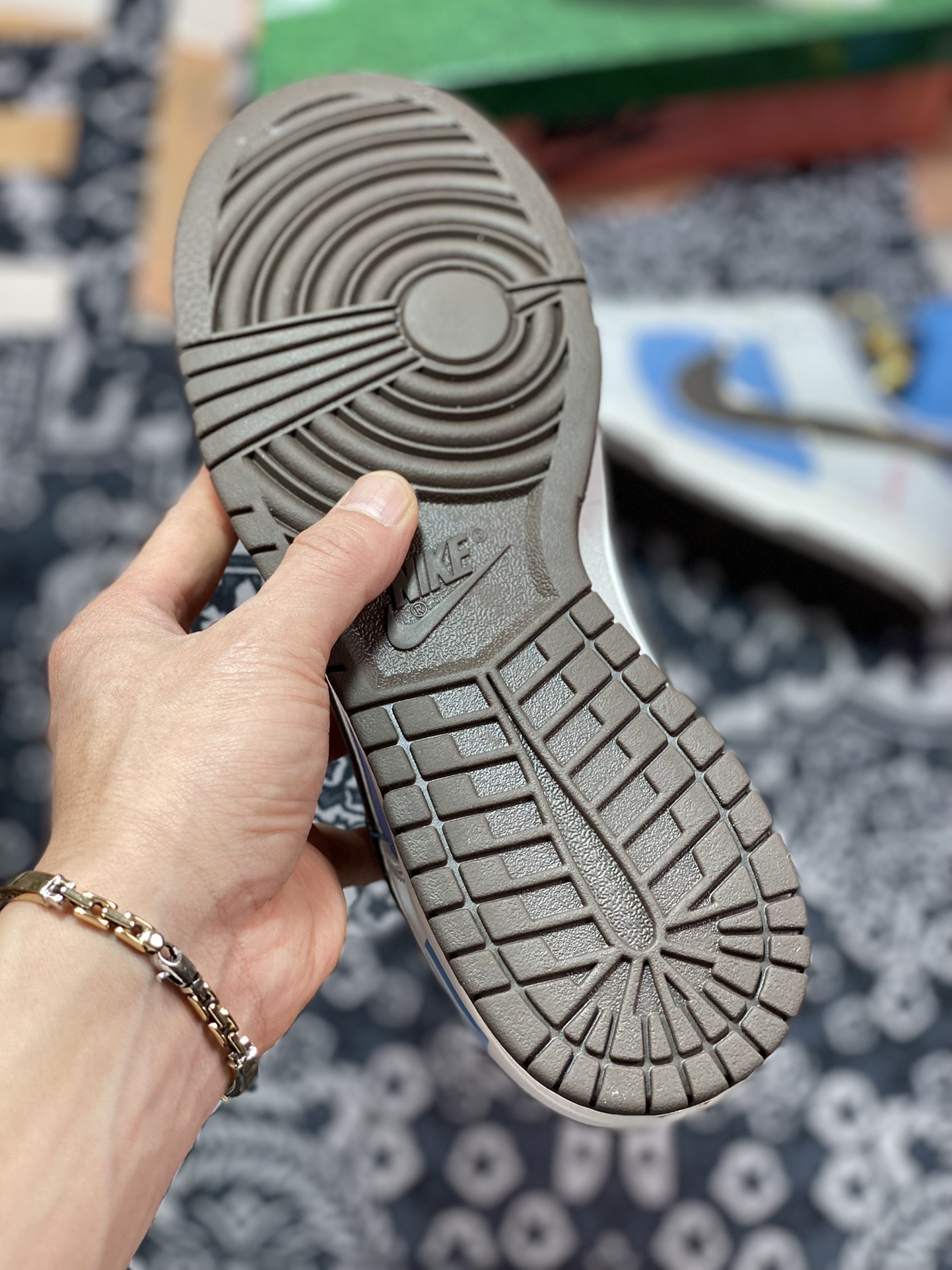 360 Nike SB Dunk Low”FIFA World Cup Qatar 2022”扣篮板鞋“阿根廷灰蓝深棕金球边”AT2022-688