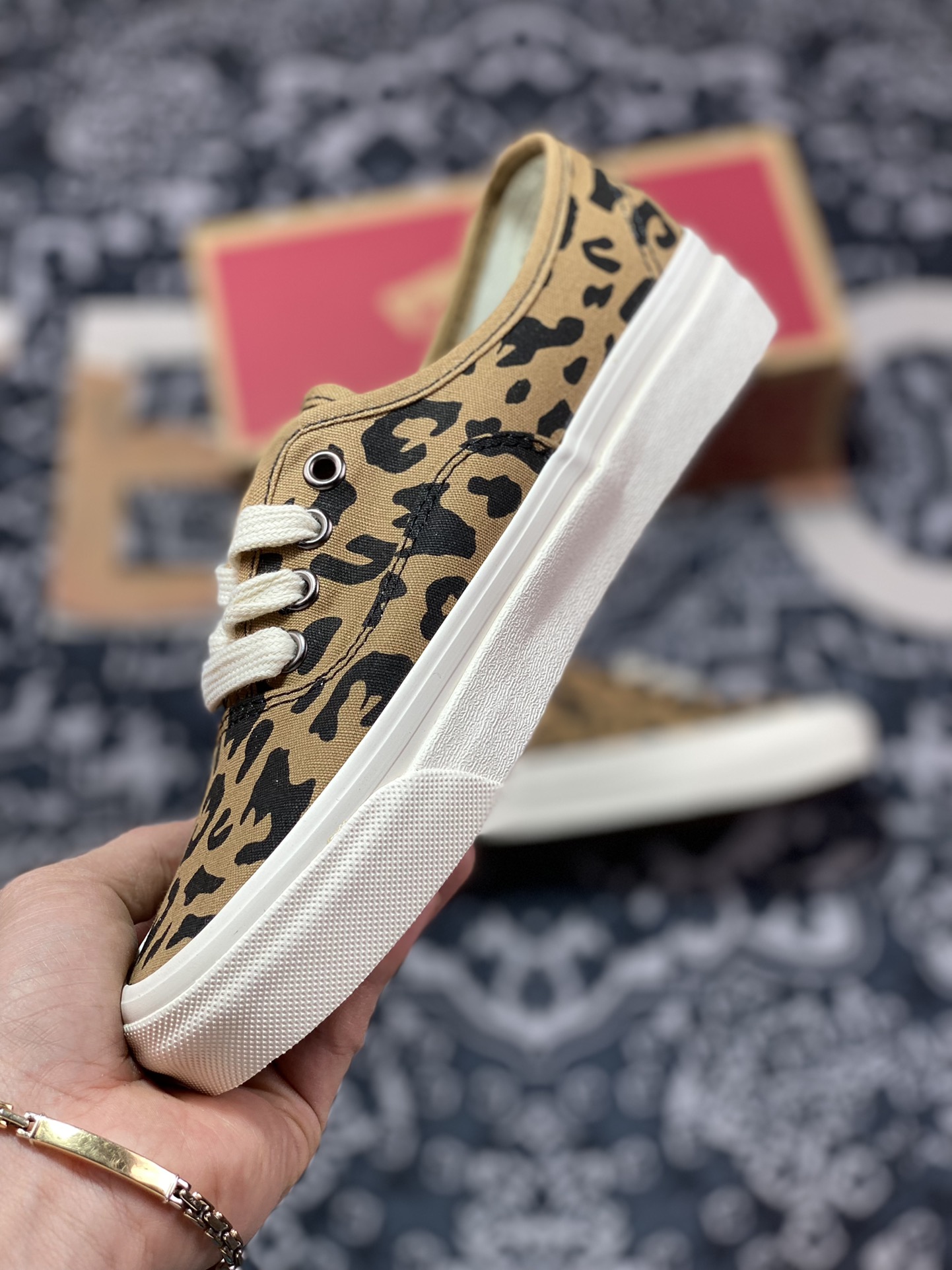 Vans Vault OG Authentic LX leopard print sneakers