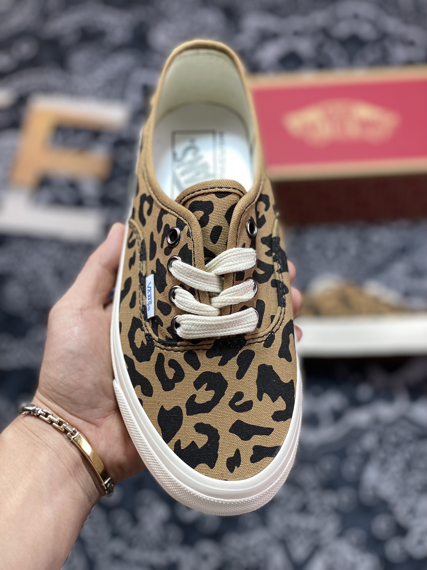 Vans Vault OG Authentic LX leopard print sneakers