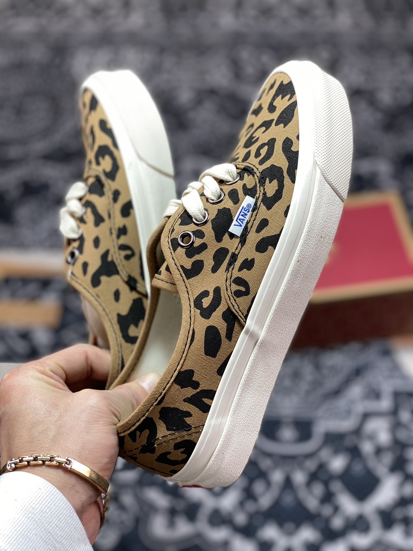 Vans Vault OG Authentic LX leopard print sneakers