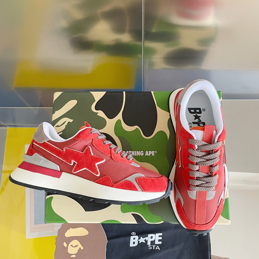 BAPE STATM Sneakers: Classic Style for Couples and Leisure Wear - 图片 2