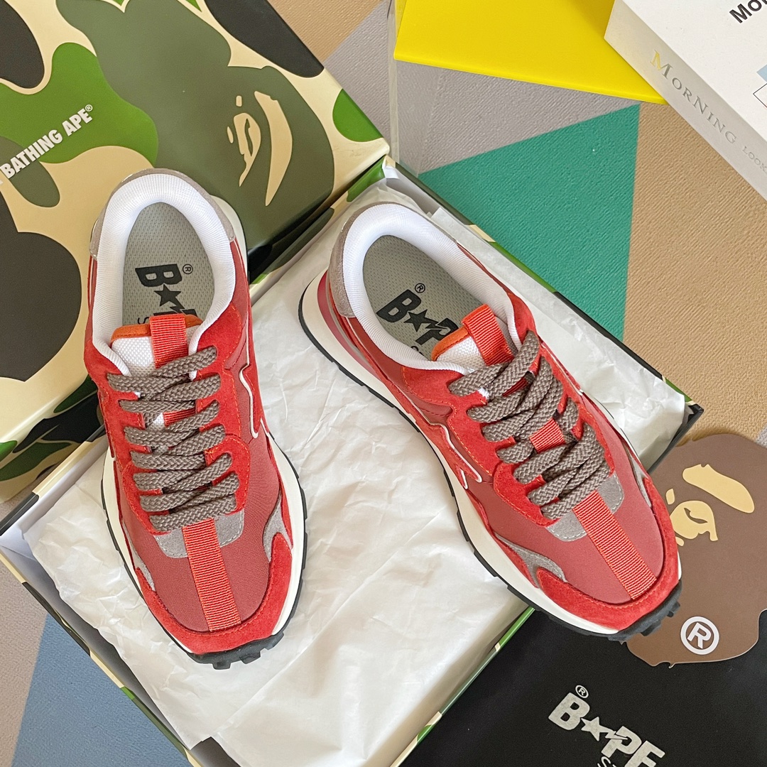 BAPE STATM Sneakers: Classic Style for Couples and Leisure Wear