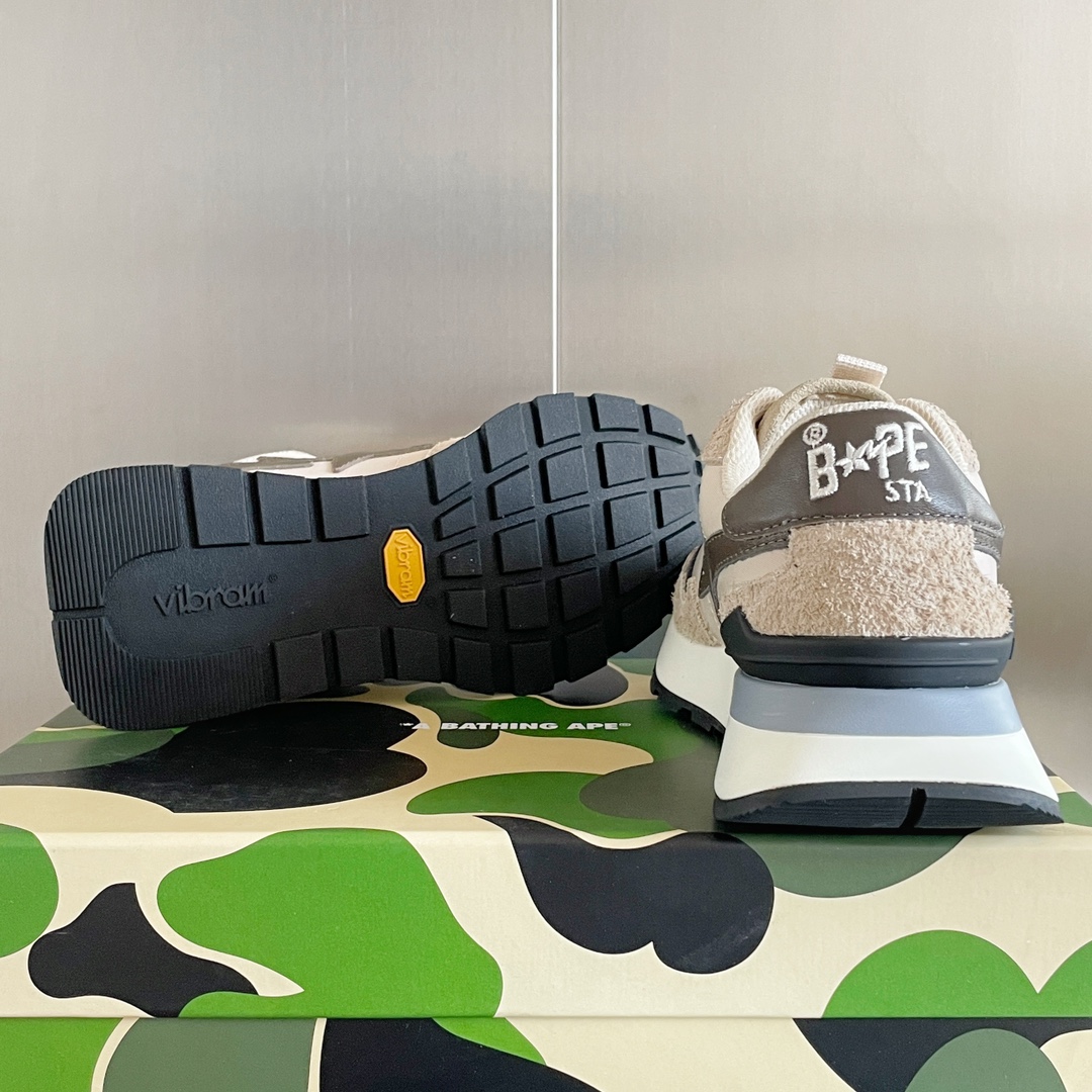 BAPE STATM Sneakers: Classic Style with Colorful Updates for Leisure and Running - 图片 9