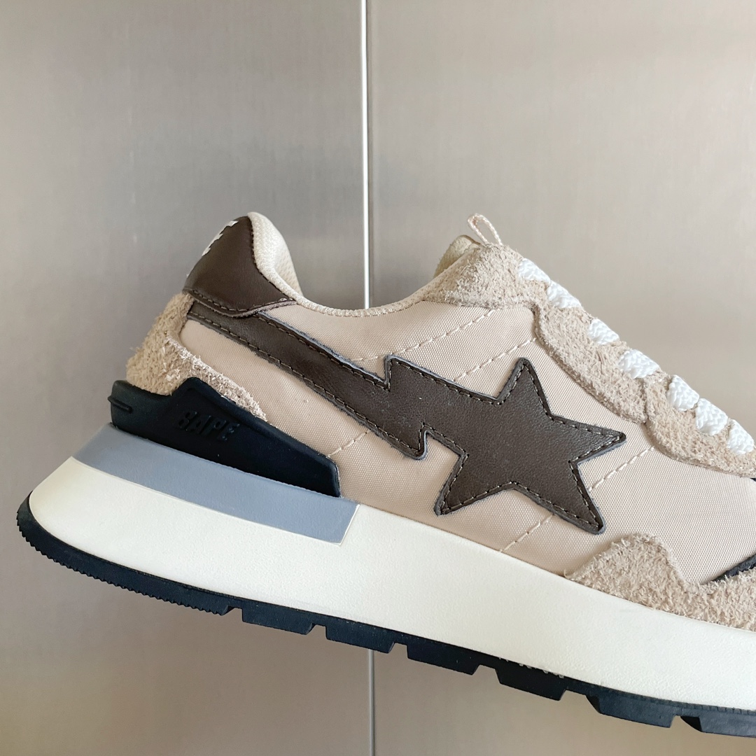 BAPE STATM Sneakers: Classic Style with Colorful Updates for Leisure and Running - 图片 8