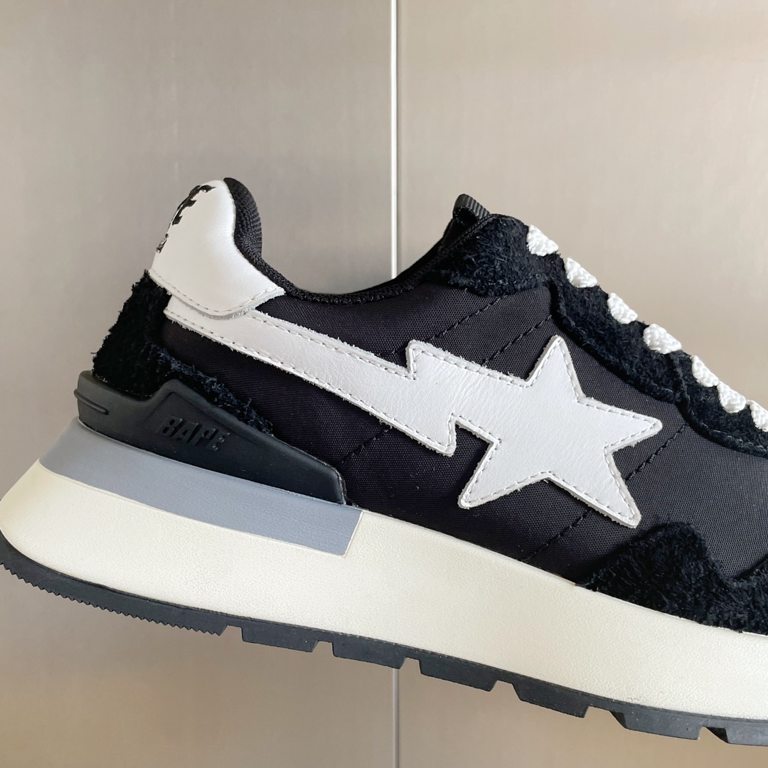 BAPE STA: Retro Sneakers for Couples and Leisure, Top Quality Materials - 图片 8