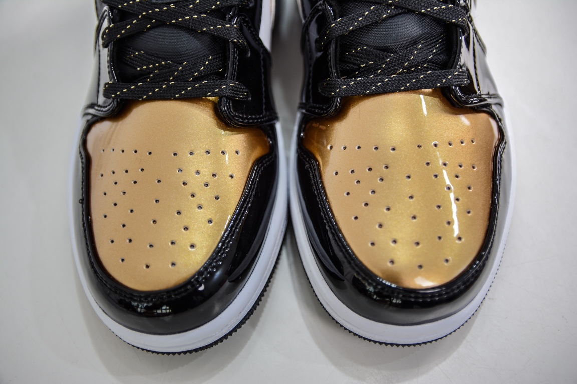 200 原装Air Jordan 1 Retro Low OG 黑金 官方同步新色 DR6970-071