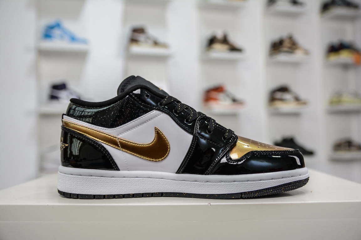 200 原装Air Jordan 1 Retro Low OG 黑金 官方同步新色 DR6970-071