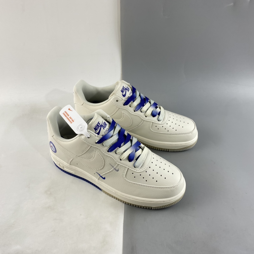 P260 Nike Air Force 1'07 Low 米蓝白 费城76人 板鞋 AI5696-103