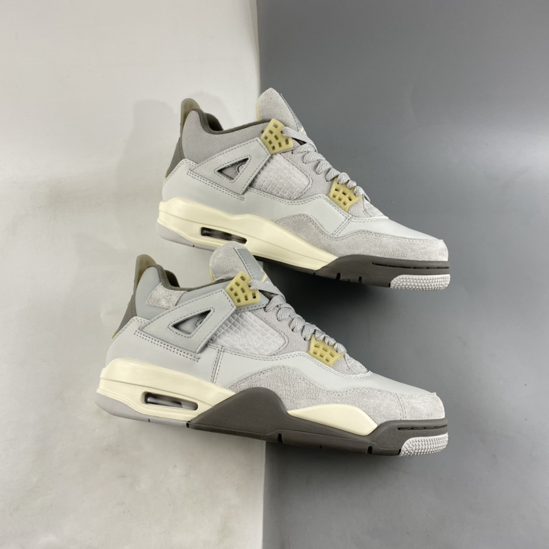 P450 Air Jordan 4 SE ”Craft”灰兔子 高帮复古运动篮球鞋 DV3742-021