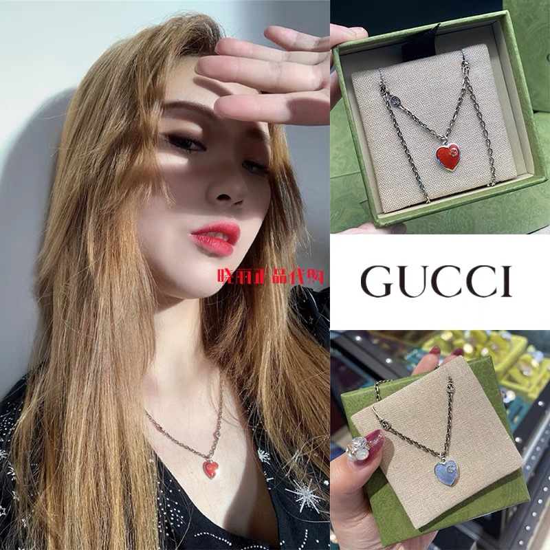 Gucci Jewelry Necklaces & Pendants Blue Red Women