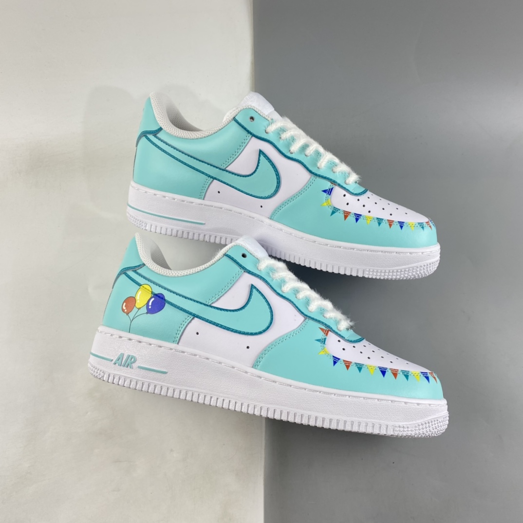 P200 Nike Air Force 1'07 Low 二次元主题 马戏团配色 板鞋 CW2288-111