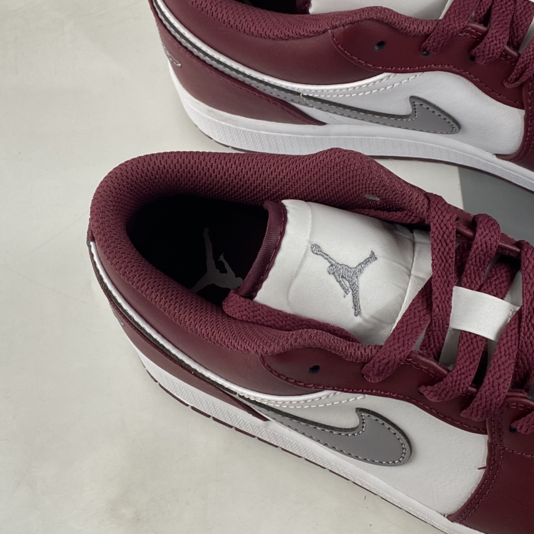 P240 Air Jordan 1 Low ”Bordeaux” AJ1 乔1波尔多红 低帮篮球鞋 553558-615