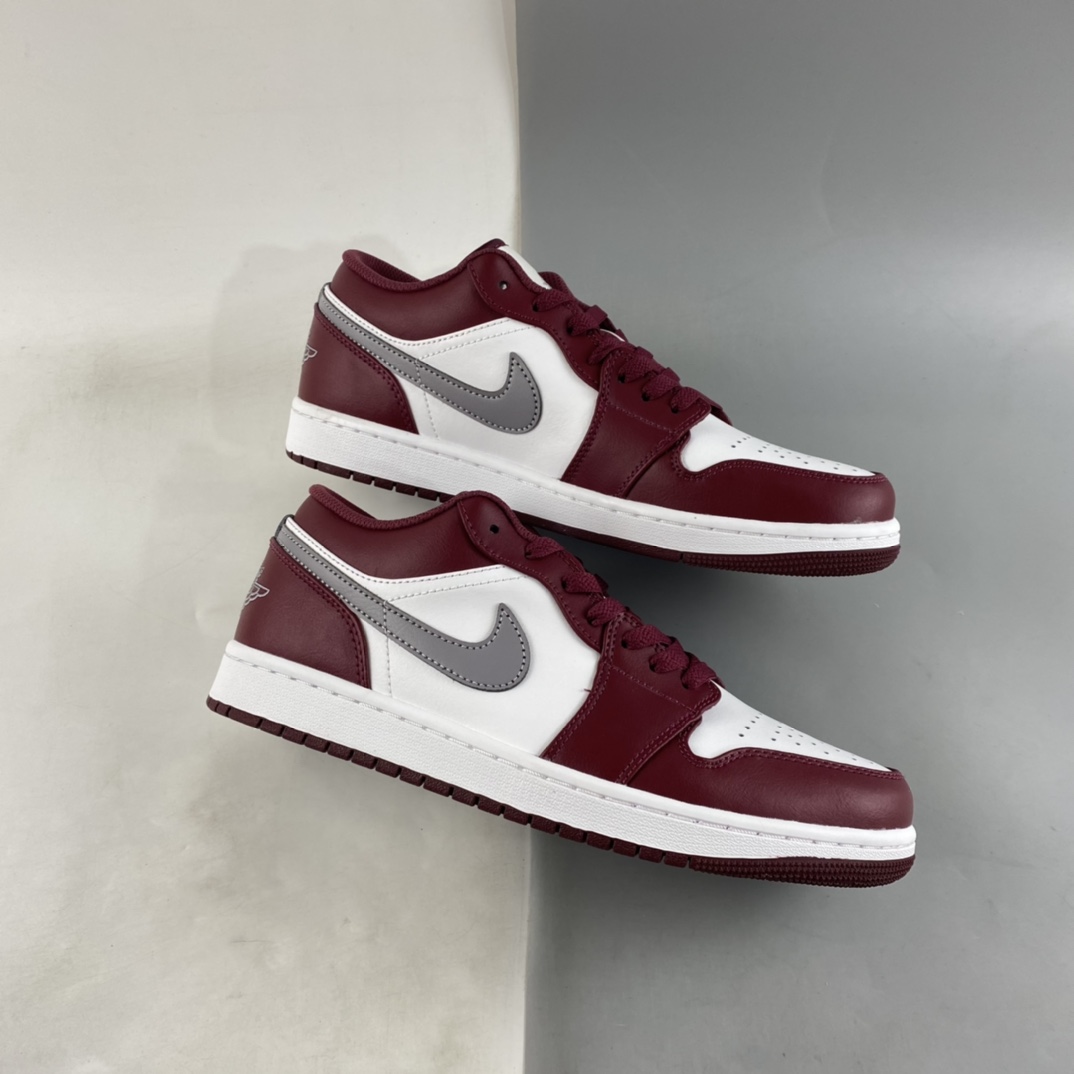 P240 Air Jordan 1 Low ”Bordeaux” AJ1 乔1波尔多红 低帮篮球鞋 553558-615
