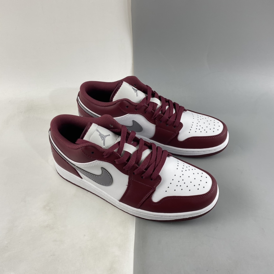P240 Air Jordan 1 Low ”Bordeaux” AJ1 乔1波尔多红 低帮篮球鞋 553558-615
