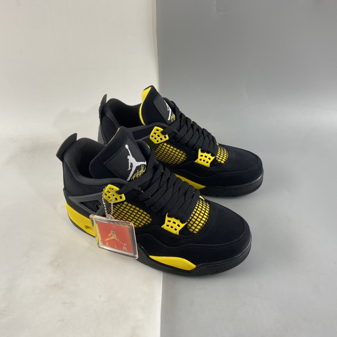 P420 Air Jordan 4 ”Thunder” AJ4 乔4雷公 复刻篮球鞋 DH6927-017